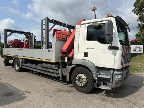 MAN TGM 18.240 4x2 + 2010 CRANE HMF 1420 K6 (17.5m! 6x) RADI, Auto's, Vrachtwagens, Bedrijf, Elektrische ramen, MAN, Diesel, Euro 3