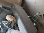 Glazen bijzet tafeltje rond, Huis en Inrichting, Tafels | Bijzettafels, Ophalen, Gebruikt, Rond