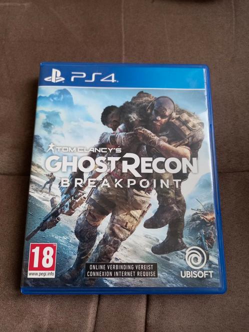 Tom Clancy's Ghost Recon : Break Point pour PS4, Consoles de jeu & Jeux vidéo, Jeux | Sony PlayStation 4, Utilisé, Shooter, 1 joueur