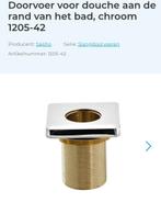 Doorvoer doucheslang rand van bad (nieuw), Bricolage & Construction, Sanitaire, Enlèvement, Neuf, Chrome, Baignoire