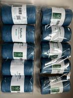 Raffia blauw 10 bolletjes, Ophalen of Verzenden, Nieuw