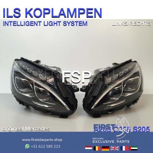 W205 ILS VOL LED Koplampen SET Mercedes C Klasse 2014-2019 O, Auto-onderdelen, Verlichting, Mercedes-Benz, Gebruikt, Ophalen of Verzenden