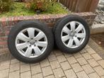 4 Velgen met winterbanden, Auto-onderdelen, Banden en Velgen, Ophalen, Gebruikt, Velg(en), 16 inch