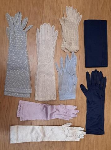 Avondhandschoenen voor dames (T6, T7) /bijpassende tas en ki beschikbaar voor biedingen