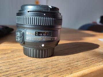 Nikon AF-S 50mm f/1.8G beschikbaar voor biedingen