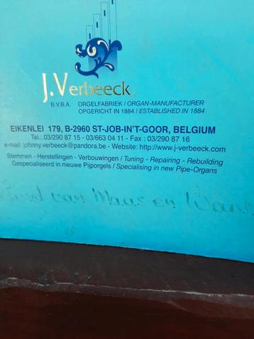 Draaiorgel  boeken   verbeeck  36 toets beschikbaar voor biedingen