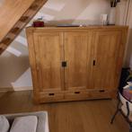 Kast teak 140x160x51, Huis en Inrichting, Ophalen, 100 tot 150 cm, 150 tot 200 cm, Teakhout