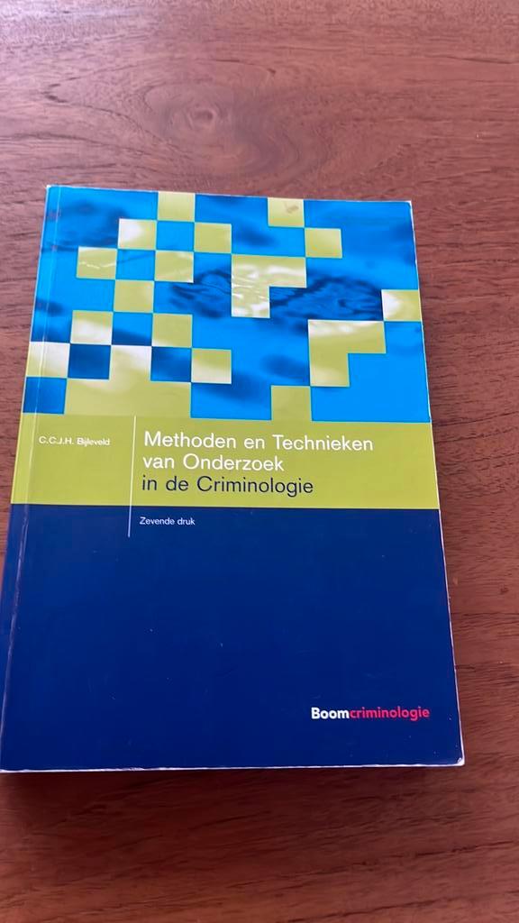 Methoden en technieken van onderzoek in de criminologie, Boeken, Wetenschap, Ophalen of Verzenden