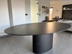 Table de salle à manger Arco Spazio Chêne noir massif, Maison & Meubles, 100 à 150 cm, Enlèvement, Utilisé, Chêne