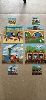 Thomas de trein 4 houten puzzels, Kinderen en Baby's, Ophalen, Zo goed als nieuw
