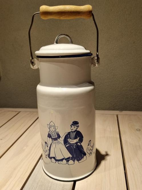 Emaillen Melkkan, Antiek en Kunst, Curiosa en Brocante, Ophalen of Verzenden