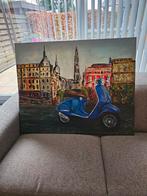 Schilderij Vespa, Huis en Inrichting, Ophalen, Zo goed als nieuw, Schilderij
