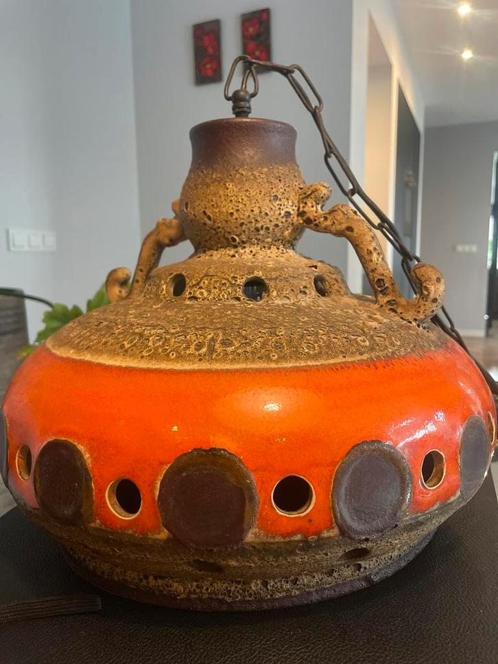 Fat lava hanglamp, ontwerp en fabrikant Linus Bopp (Limbach), Huis en Inrichting, Lampen | Kroonluchters, Ophalen of Verzenden