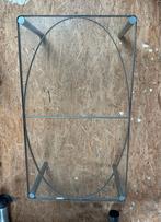 Table basse | verre et metal, Ophalen of Verzenden, Zo goed als nieuw, Glas