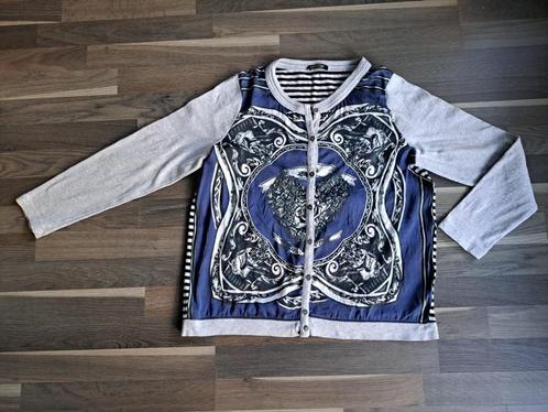 Shirt-cardigan Margittes, met pure zijde, 44, Kleding | Dames, Blouses en Tunieken, Zo goed als nieuw, Maat 42/44 (L), Ophalen of Verzenden