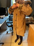 Splendido lammy coat leder bont capuchon jas M 46 Beige, Kleding | Dames, Beige, Ophalen of Verzenden, Zo goed als nieuw, Maat 46/48 (XL) of groter