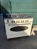 M-System gasfornuis 6 branders + oven, Ophalen, Gebruikt, 60 cm of meer, Vrijstaand