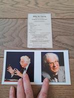 Bp + coupure de journal Ministre d'État : Willy De Clercq, Enlèvement ou Envoi