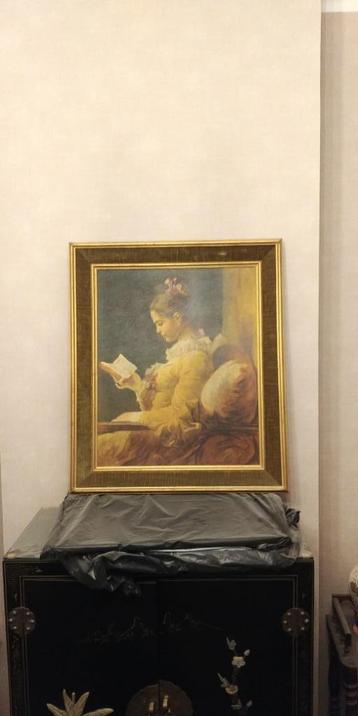 Schilderij: La Liseuse van Jean-Honoré Fragonard beschikbaar voor biedingen