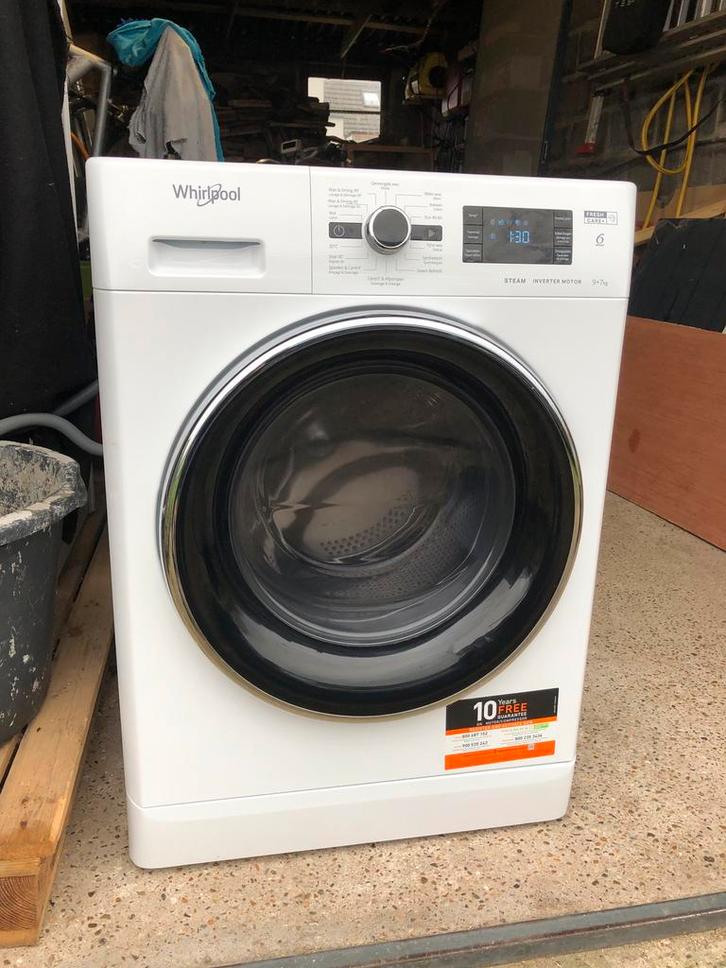 Was-droog combinatie slechts 4 jaar oud, 9kg+7kg, Elektronische apparatuur, Was-droogcombinaties, Gebruikt, 8 tot 10 kg, Minder dan 85 cm