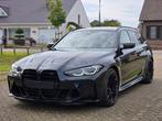 BMW M3 2024, Auto's, Automaat, Zwart, Leder, 5 deurs