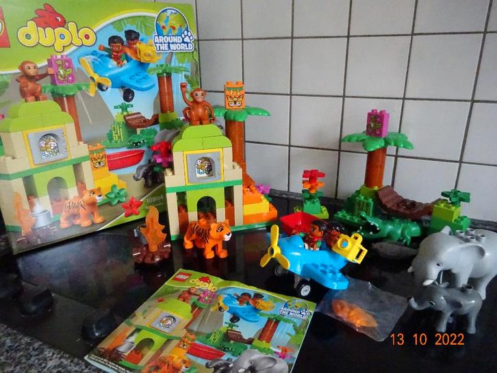 DUPLO Jungle 10804 Vlieg boven de jungle!VOLLEDIG PRIMA, Enfants & Bébés, Jouets | Duplo & Lego, Duplo, Ensemble complet, Enlèvement ou Envoi