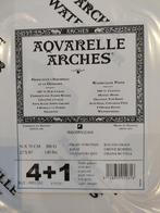 5 vellen arches aquarelpapier 300gr 56x76cm grove korrel, Enlèvement, Neuf