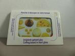 Snijplankje voor kaas / brood nieuw, Ophalen of Verzenden, Nieuw, Glas