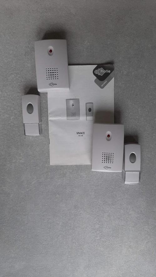 2 draadloze bellen Vivace Profile, Huis en Inrichting, Deurbellen, Zo goed als nieuw, Draadloos, Ophalen of Verzenden