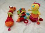 Lilliputiens 2 knuffels en maxi cosi hanger, Ophalen, Gebruikt, Overige typen, Met geluid