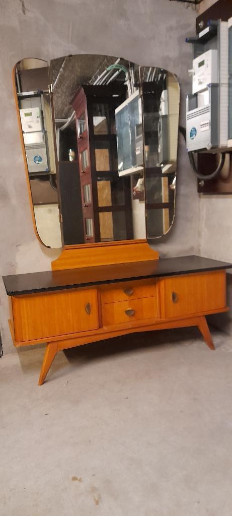 SIXTIES KAPTAFEL !, Huis en Inrichting, Kasten | Overige, Gebruikt, Ophalen