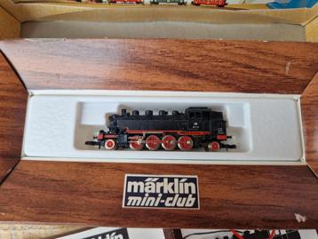 Marklin spoor Z  Mini-club nr 8896 stoomlocomotief  beschikbaar voor biedingen