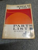 Honda C100 C105 parts list, Fietsen en Brommers, Handleidingen en Instructieboekjes, Gebruikt, Ophalen of Verzenden