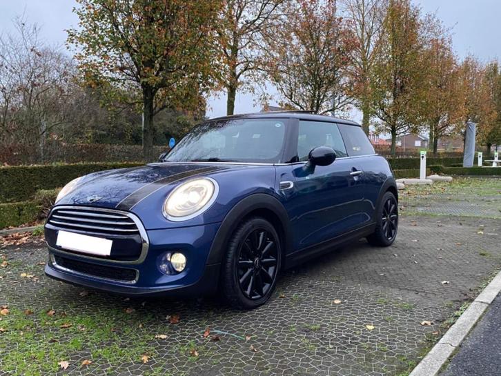 Mini Cooper 2015 – 71.010 km – Blauw metallic, Autos, Mini, Particulier, Cooper, ABS, Airbags, Air conditionné, Alarme, Bluetooth