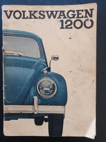 VW COX KEVER LIVRET 1963 1200