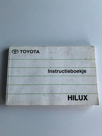 Toyota Hilux Instructieboekje beschikbaar voor biedingen