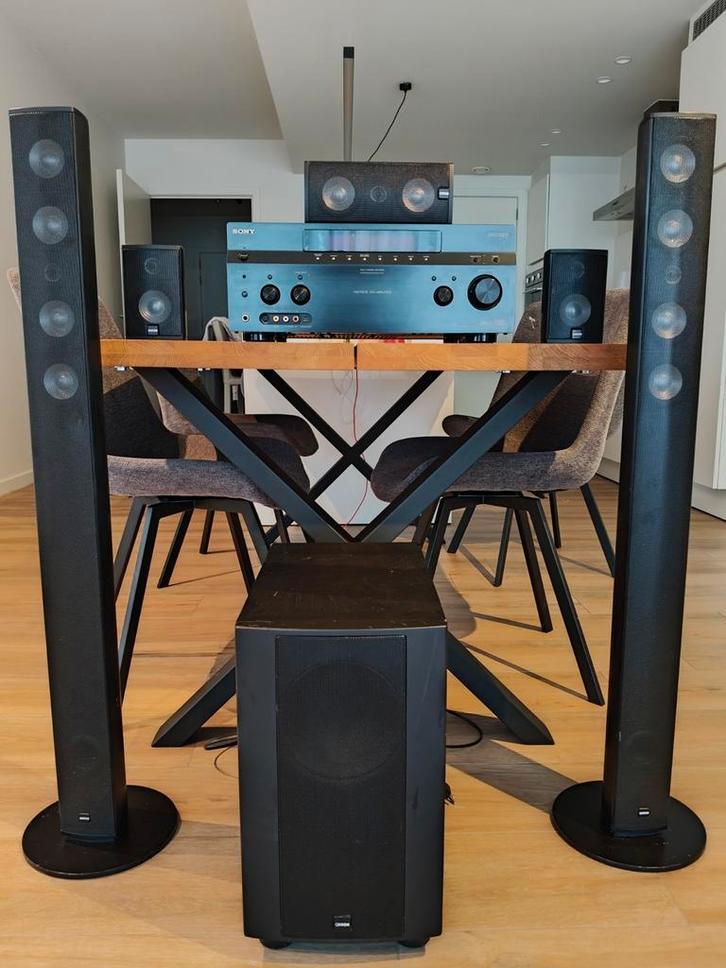 Home cinema Canton/Sony 5.1, Audio, Tv en Foto, Home Cinema-sets, Gebruikt, Sony, Ophalen