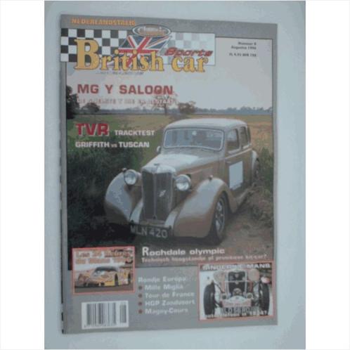 Britich Car Magazine 1996 NR 08 Tijdschrift 1996 #1 Nederlan, Livres, Autos | Brochures & Magazines, Utilisé, Enlèvement ou Envoi