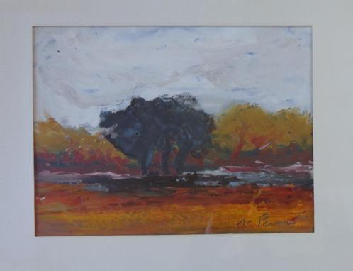 GABY DE PAUW / EXPRESSIONISME / ORIGINEEL WERK / 47x57cm KAD, Antiek en Kunst, Kunst | Schilderijen | Klassiek, Ophalen of Verzenden