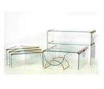 Lage tafels van Gigi RADICE & Pierangelo GALLOTTI, Huis en Inrichting, Overige vormen, Glas, Minder dan 45 cm, Gebruikt