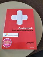 Esther Bakker - Onderzoek in de gezondheidszorg, Livres, Livres scolaires, Comme neuf, Enlèvement ou Envoi, Esther Bakker; Hans van Buuren