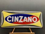 Emaille reclamebord CINZANO, Verzamelen, Ophalen, Gebruikt, Reclamebord