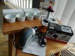 Creme brulee kit (5 stuks) + elektrische slijper, Nieuw, Ophalen
