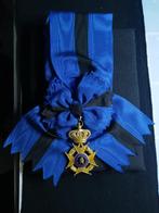 Cordon de grand Croix Ordre Leopold 2, Collections, Objets militaires | Général, Autres, Enlèvement ou Envoi, Ruban, Médaille ou Ailes