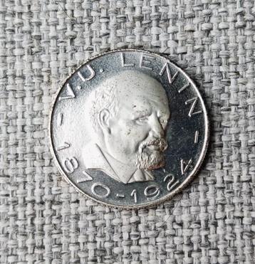 Zilveren munt: Vladimir Lenin beschikbaar voor biedingen
