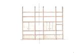 Kast en boekenwand, Huis en Inrichting, Ophalen, Gebruikt, 200 cm of meer, 300 cm of meer