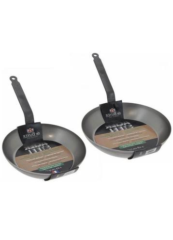 NIEUW - De Buyer pannen 24 & 28 cm - carbon steel beschikbaar voor biedingen