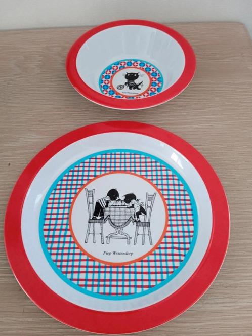 Jip en Janneke eetsetje, Kinderen en Baby's, Babyvoeding en Toebehoren, Zo goed als nieuw, Ophalen of Verzenden