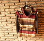 (5) -blouse fille t.12 ans brune, Enlèvement ou Envoi, Utilisé, Fille, Chemise ou À manches longues