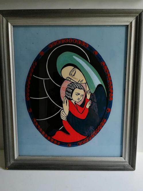 Eglaumise Maria en kind, Antiek en Kunst, Kunst | Schilderijen | Klassiek, Ophalen